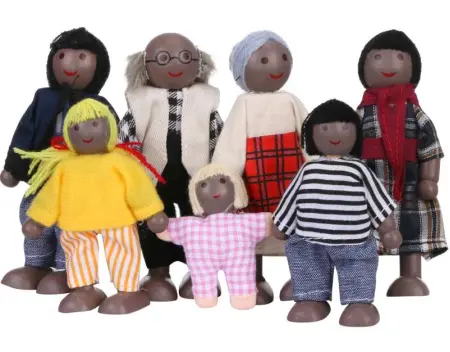 Black Doll Family