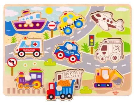 Vehicle Peg Puzzle