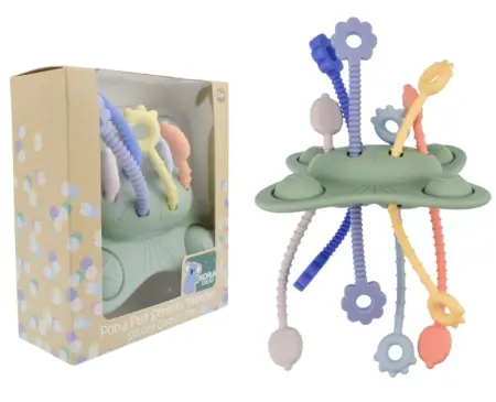 Silicone Pop And Pull Sensory Teether