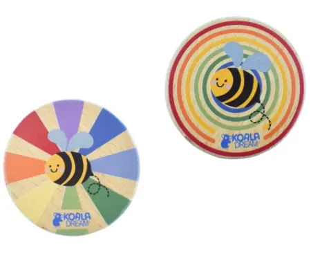 Bee Rainbow YoYos Set of Two