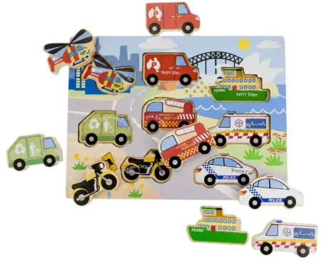 Chunky Transport Vehicle Puzzle