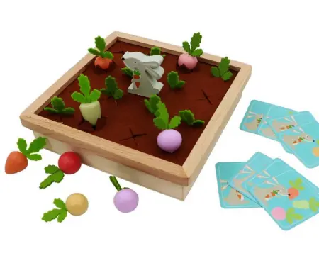 Rabbit and Radishes Memory Game
