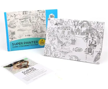 Giant World Colouring Poster