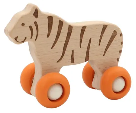 Tiger Animal Push Car
