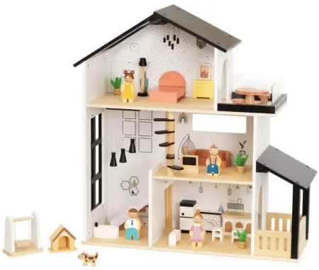Modern Wooden Dollhouse