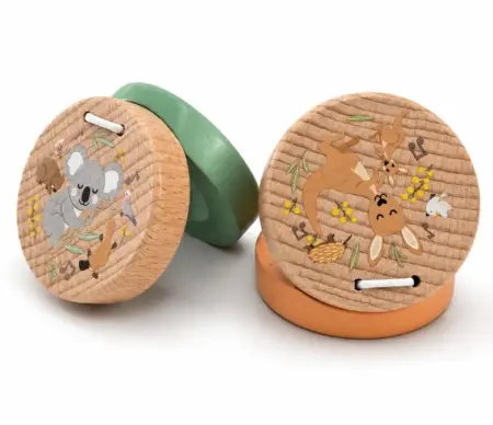 Kangaroo And Koala Castanets Set of Two