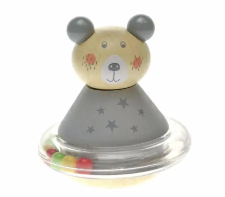 Bear Roly Poly Rattle Toy