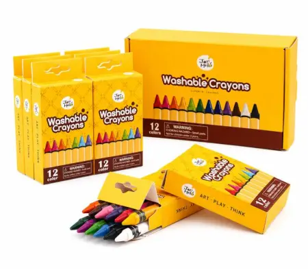 Washable Crayons Bulk Set 8 Packs