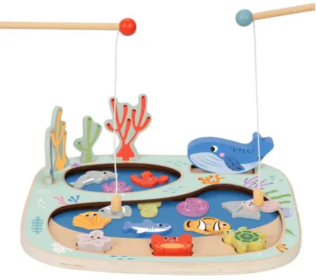 Magnetic Fishing and Balance Game