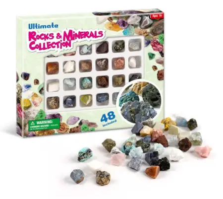 Rocks And Minerals Collection 48 Piece