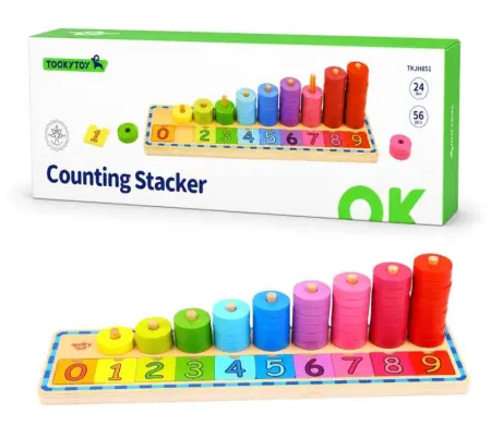 Counting Stacker Puzzle Board