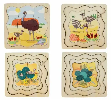 Emu Life Cycle Layer Puzzle