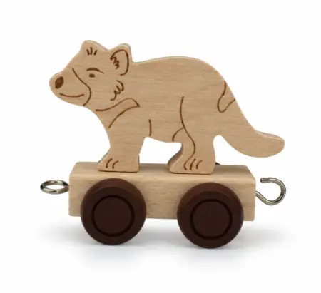 Wooden Name Train Tasmanian Devil