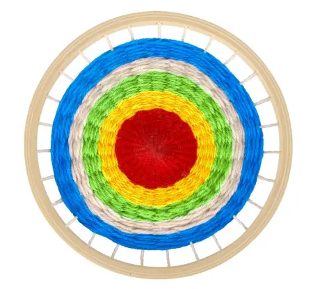 Round Wooden Weaving Frame