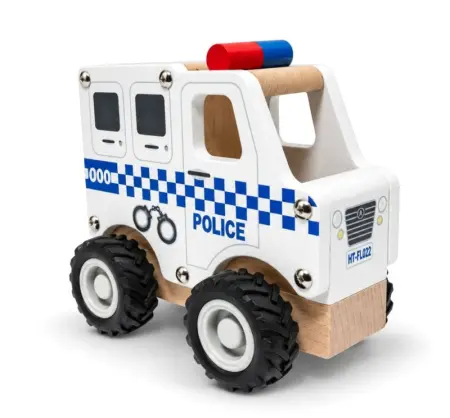 Wooden Police Van