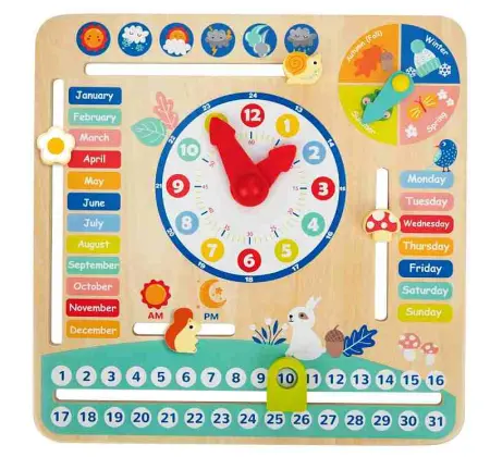 Calendar Clock Weather Seasons