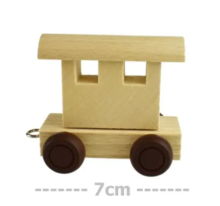 Wooden Name Train Guard's Van