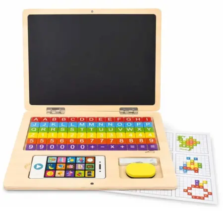Magnetic Notebook Chalkboard Alphabet and Numbers