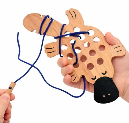 Platypus Threading Lacing Toy