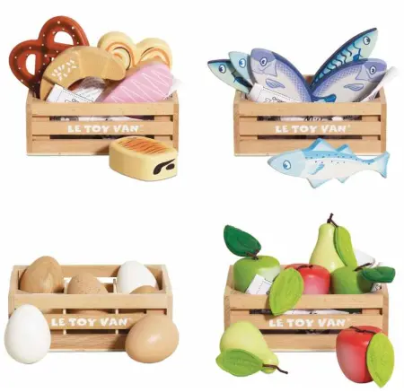 Food Crates Set of Four Type B