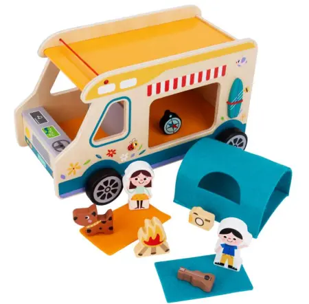 Wooden Camper Van RV Playset - My Wooden Toys