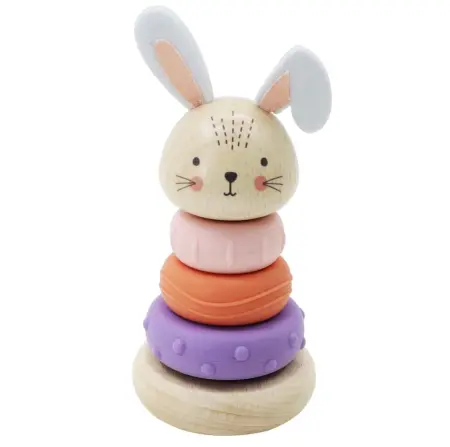 Silicone Stacking Bunny Toy
