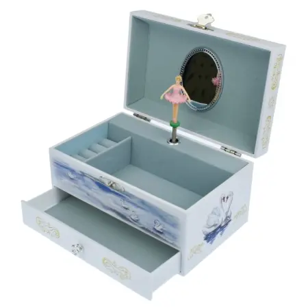 Ballerina Musical Jewellery Box Azurea Heirloom