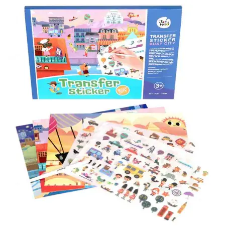 Busy City Transfer Sticker Set