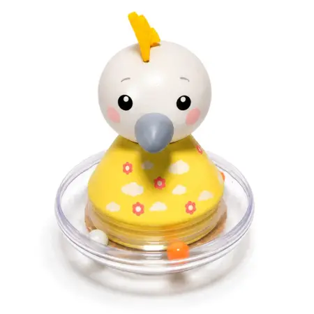 Cockatoo Wooden Roly Poly Toy
