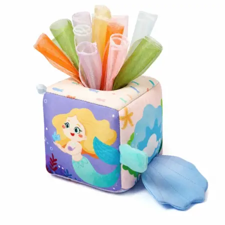 Soft Tissue Box Sensory Toy Mermaid