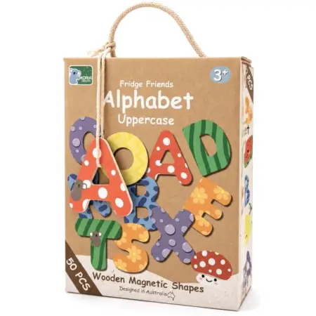 Magnetic Uppercase Alphabet Letters 50 Piece