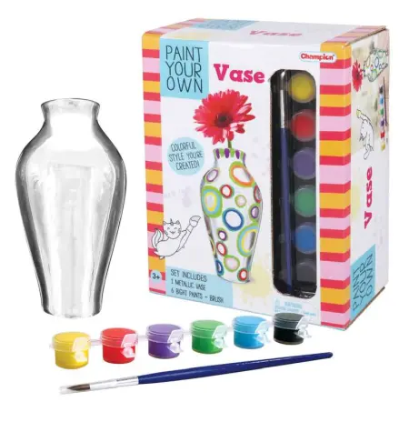 Paint Your Own Metallic Vase Kit