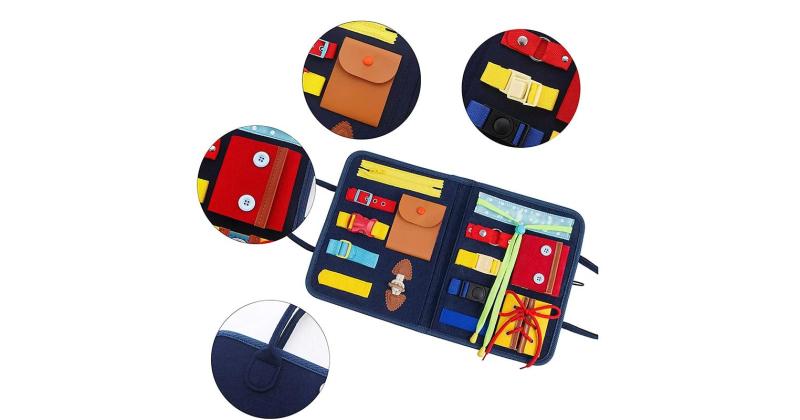 busy board buttons buckles