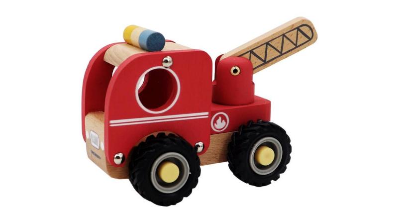 fire engine wooden toy
