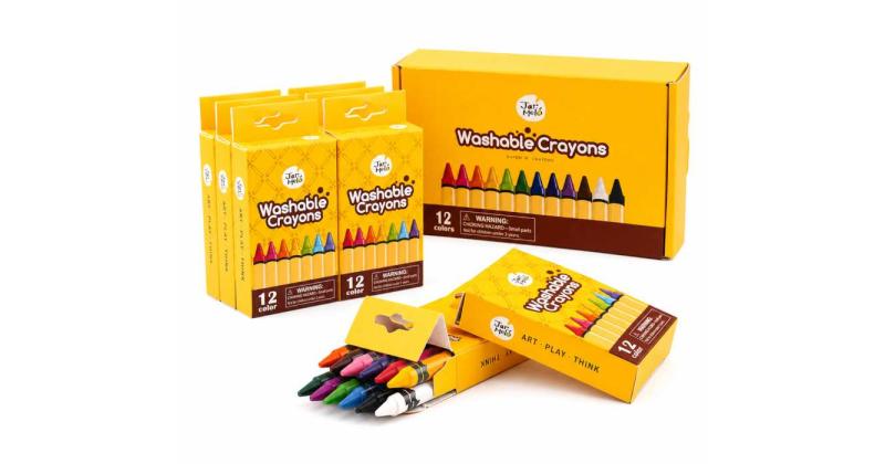 washable crayons bulk set 8 packs ja91012
